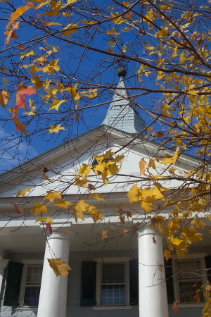 Fall at courthouse.