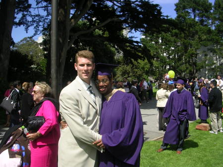 My graduation (w/ Drew)