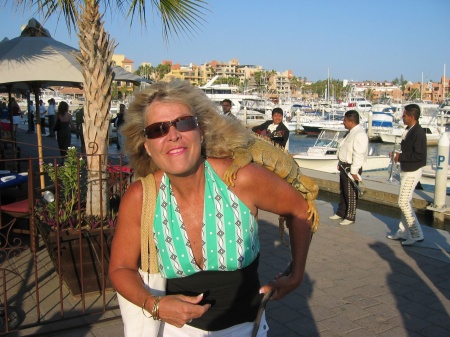 Cabo San Lucas 2005 with iguana