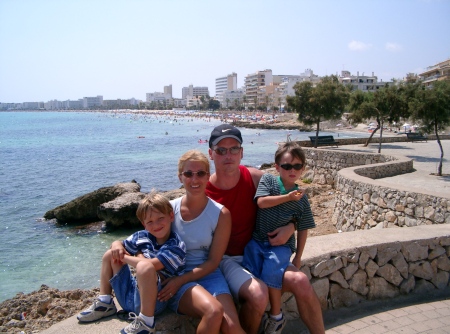 Capes Family in Palma de Mallorca, Spain