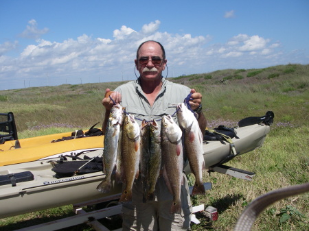 Good morning kayak fishing