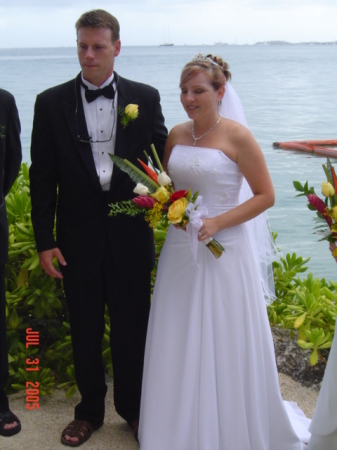 My wedding day on the beach!!!