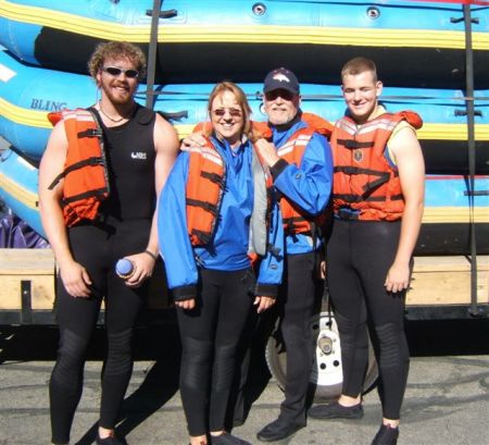 White Water Rafting with my Family