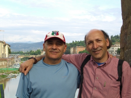 My brother and I in Florence, Italy