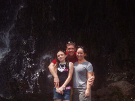Hawaii 2005.  Me the hubby and Brittany Rose