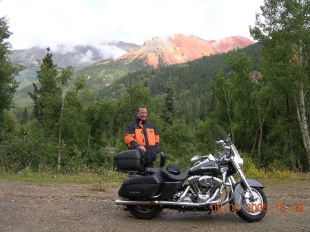 Near Ouray, CO, during the "Four Corners Rally in the Rockies"!