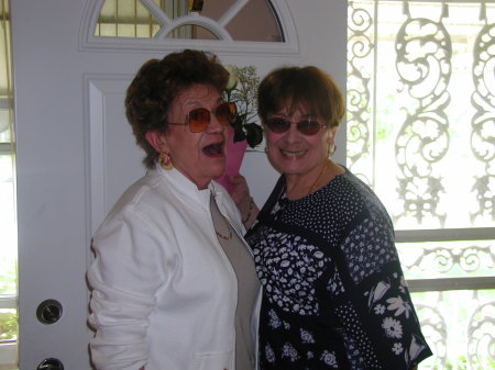 My Mom and Aunt Carmen