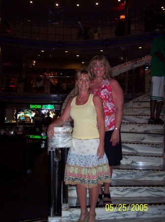 Cruising on Carnival Funships with an old high school friend!