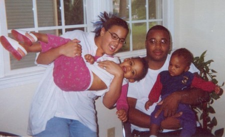 Ren & his 3 kids in 2002