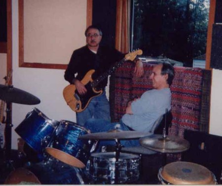 Mark & Gary in the studio