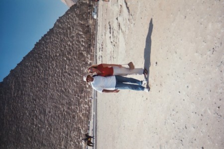 Sherif & me at the pyramids