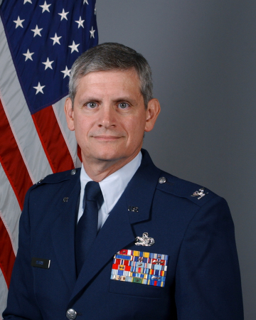 Official USAF photo as a Colonel