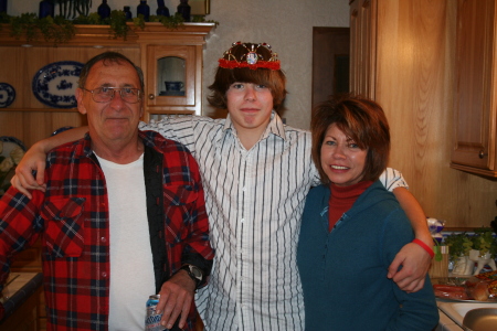 my son drake and his grandparents