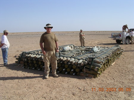 Another demolition shot while working in Iraq!