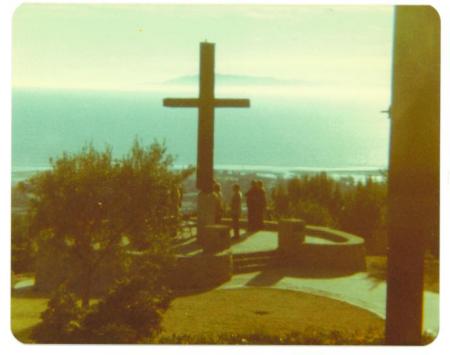 Cross overlooking Ventura