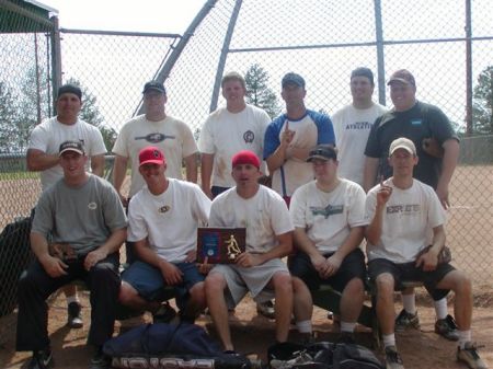 Softball with the Boys! do you recognize any of them?