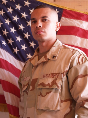 SGT. Uriarte Tiller in Iraq. OIF III 2005