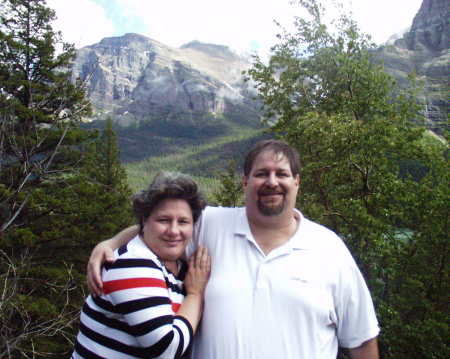 David and Julianne in Glacier N.P.