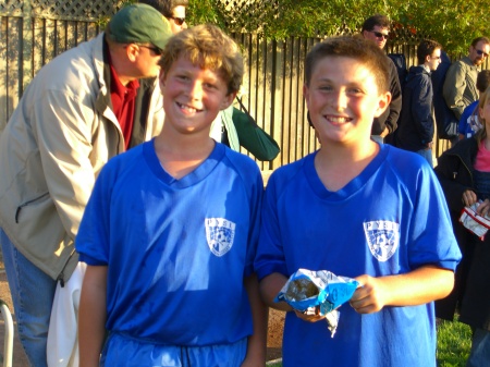 Soccer buddies!