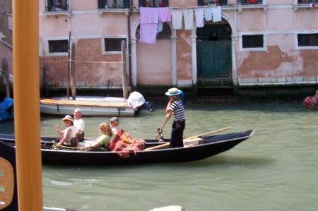 Modern gondolier