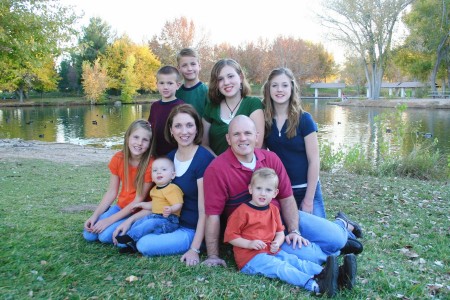 Lyman Family, Chad, Kayleen, Aubree, Haleigh, Dalley, Chandler, Brenen, Trey, Kaison 12-06