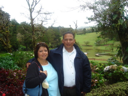 In Costa Rica with wife.