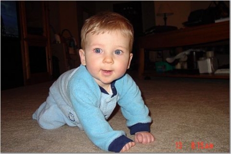Look what I did! This is my son "Cadin" at 9mths.