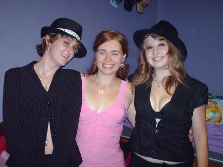 Me, my bestest (erin), and Gen at a "Casual Date" party