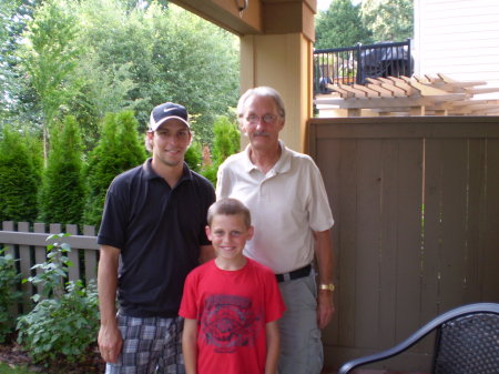 Grandson Mike, Me & Great Grandson Christopher