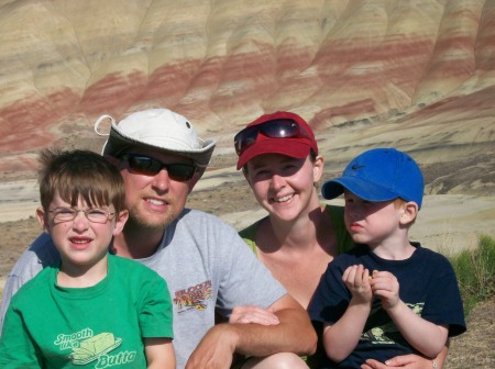 at the painted hills