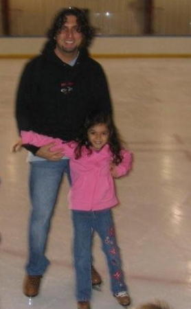 trini and dad ice skating