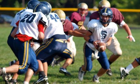 Hand off scrimmage