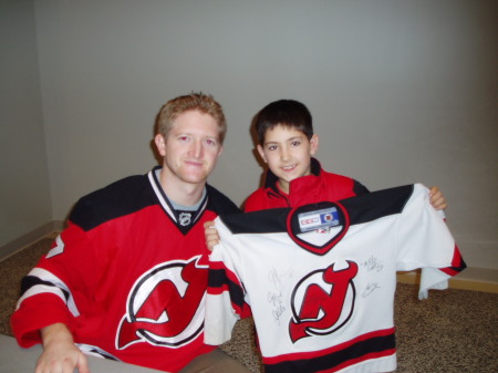 Shawn with Devil's Paul Martin (#7)