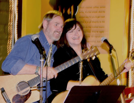 David and I at a local music venue