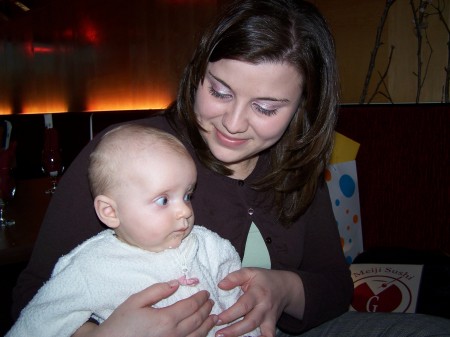 My niece, Kaelyn, April 7, 2006