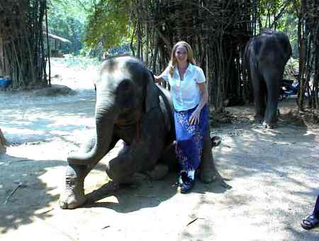 Nothing like hanging out with elephants in Thailand!