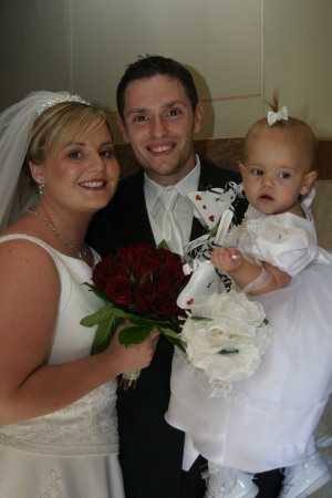 Our family on our wedding day