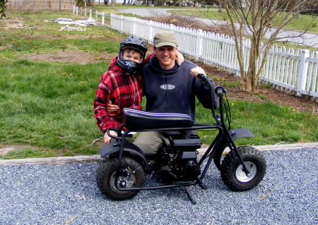 Gavin's mini bike reborn, spring 2011