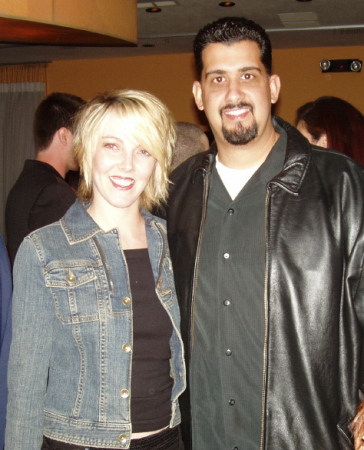 My wife and I at "The Shield" Wrap Party.