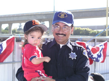 SJPD Officer Rene Retuta with his daughter Alyssa-2004