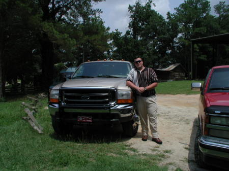 My son MJ and his truck
