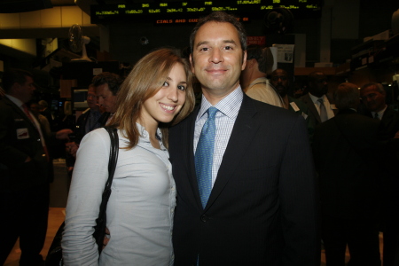 Me and my oldest, Morgan on the floor of the NYSE