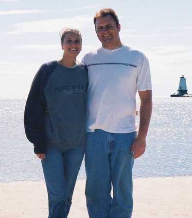 Eric & Michelle at the beach