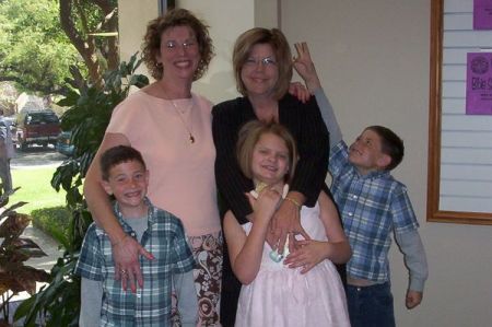 Easter 2005, my family and my donor's mom!!