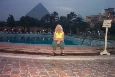 Me at the Mena House in Cario Egypt!
