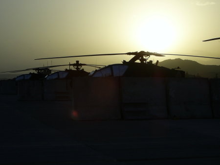 Summer Sunset in Afghanistan