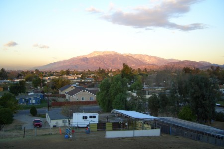 view from the top of my yard!