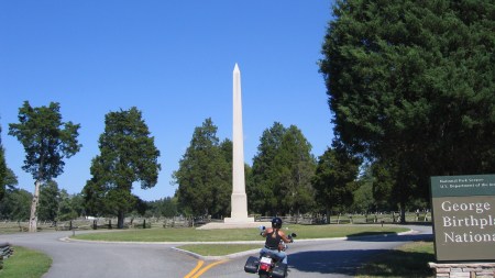 Bike ride to Geo. Washingtons birthplace