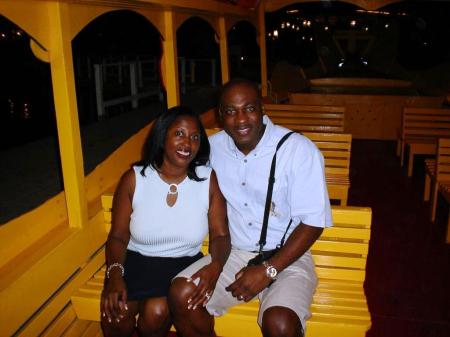 My husband and I in Jamaica