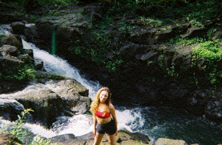 Falls in Hawaii - the bloodletting